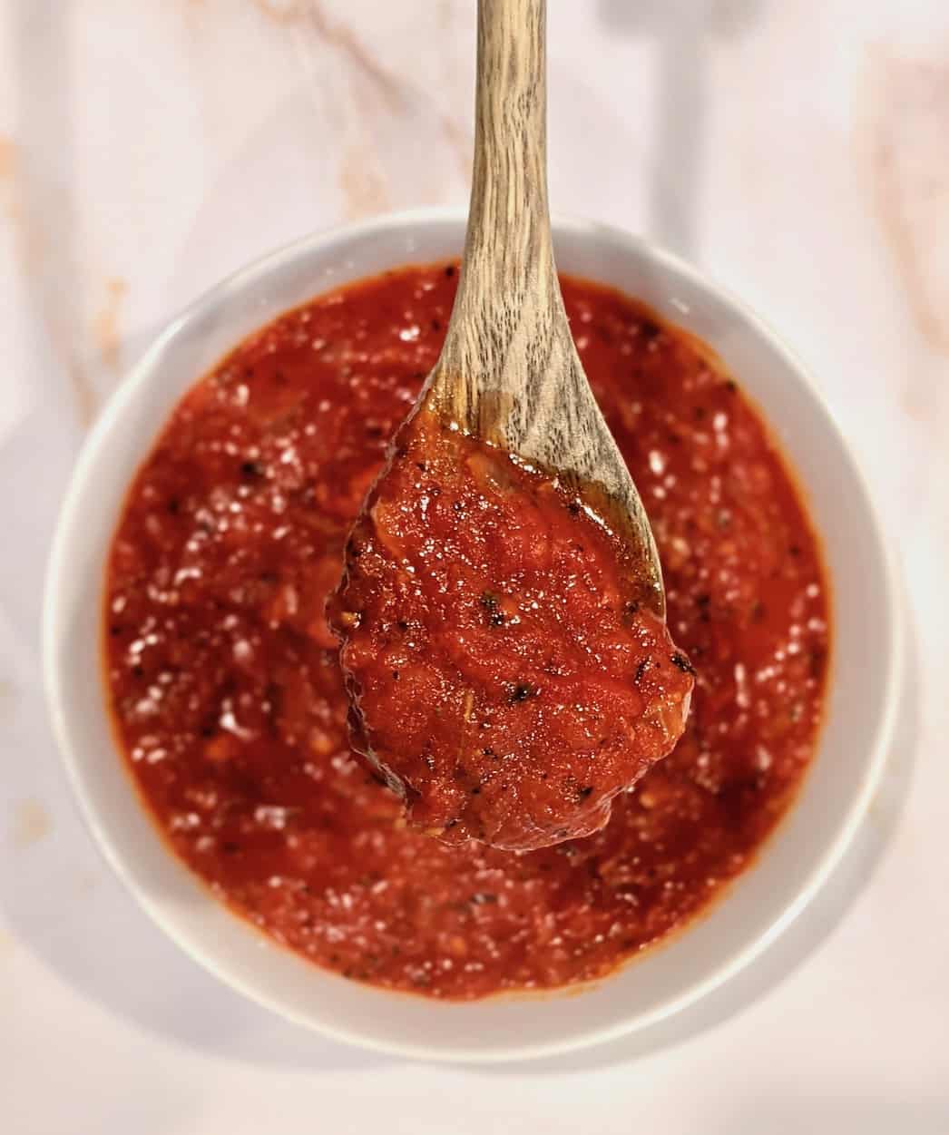 pasta sauce with crushed tomatoes