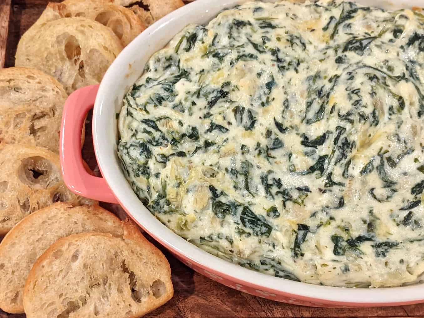 easy spinach artichoke dip