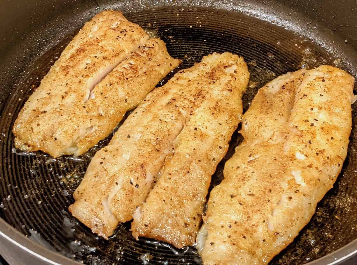 how to cook white fish in a pan
