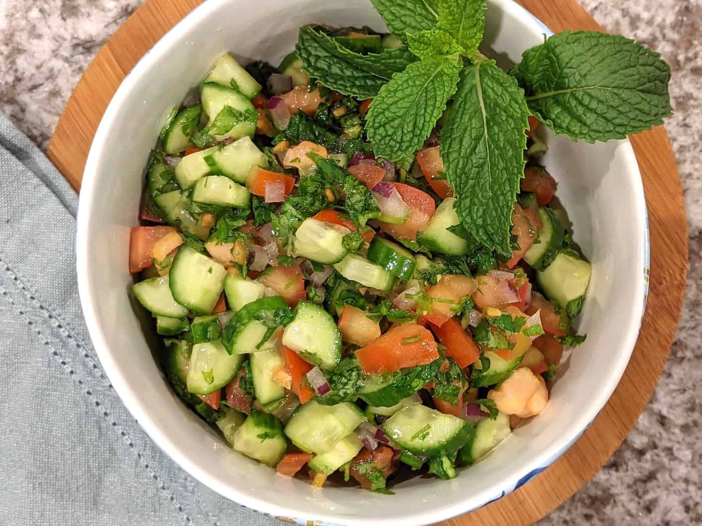 middle eastern cucumber salad