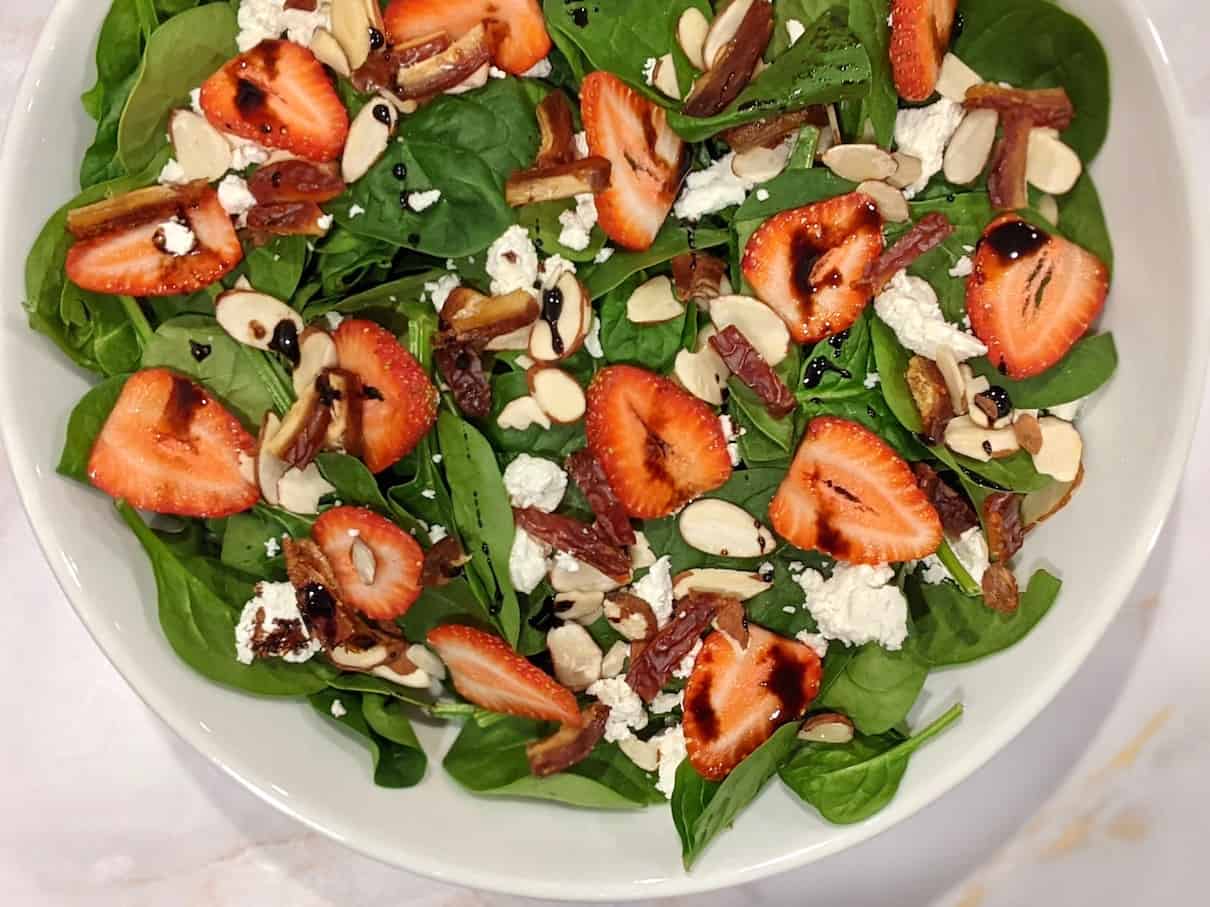 strawberry goat cheese salad