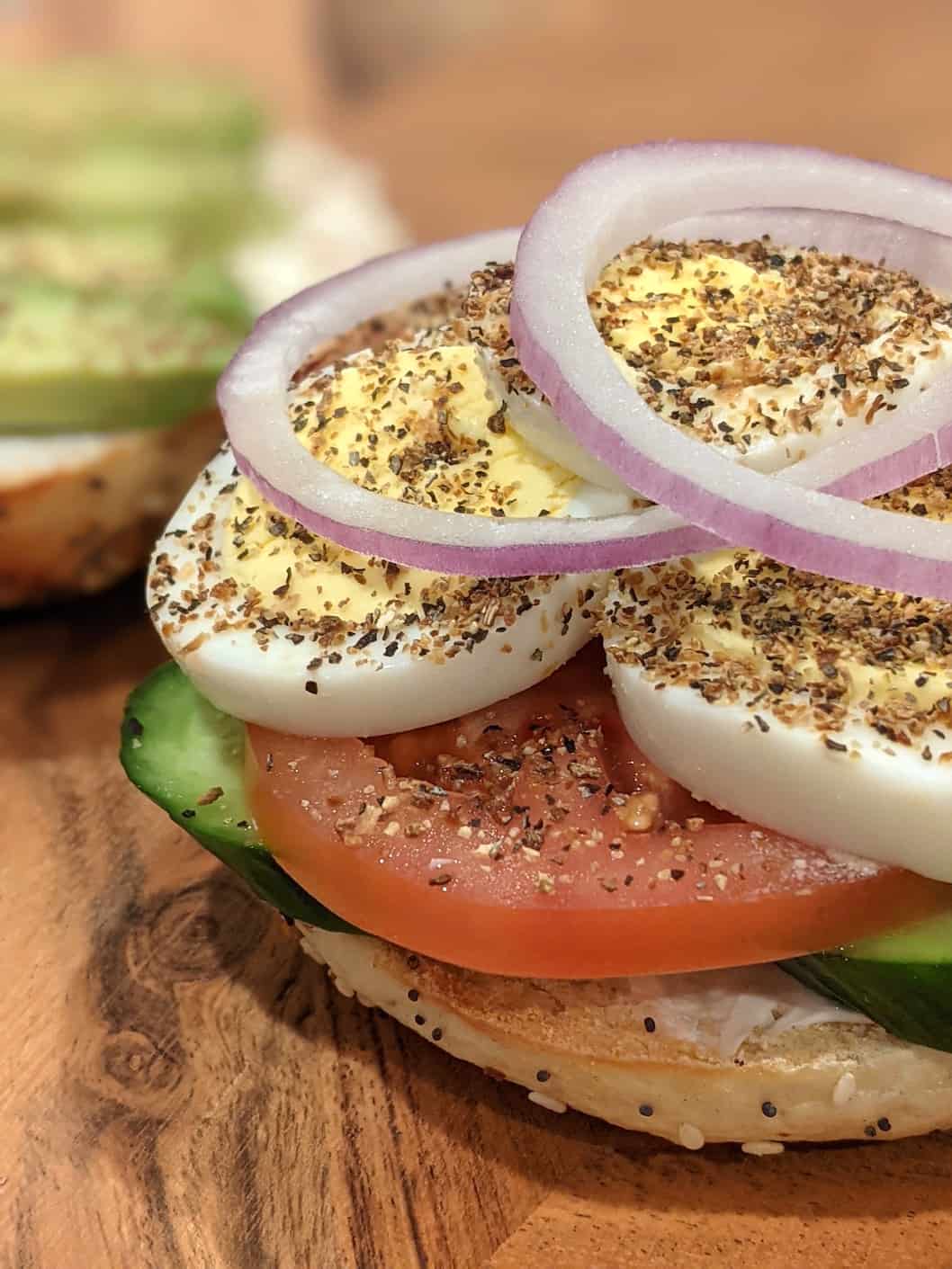 breakfast bagel recipe