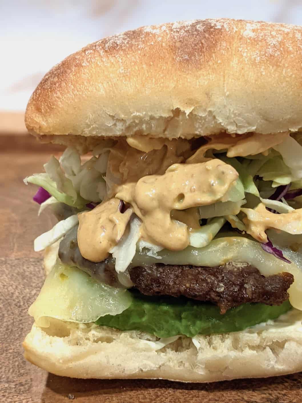 spicy burger recipe