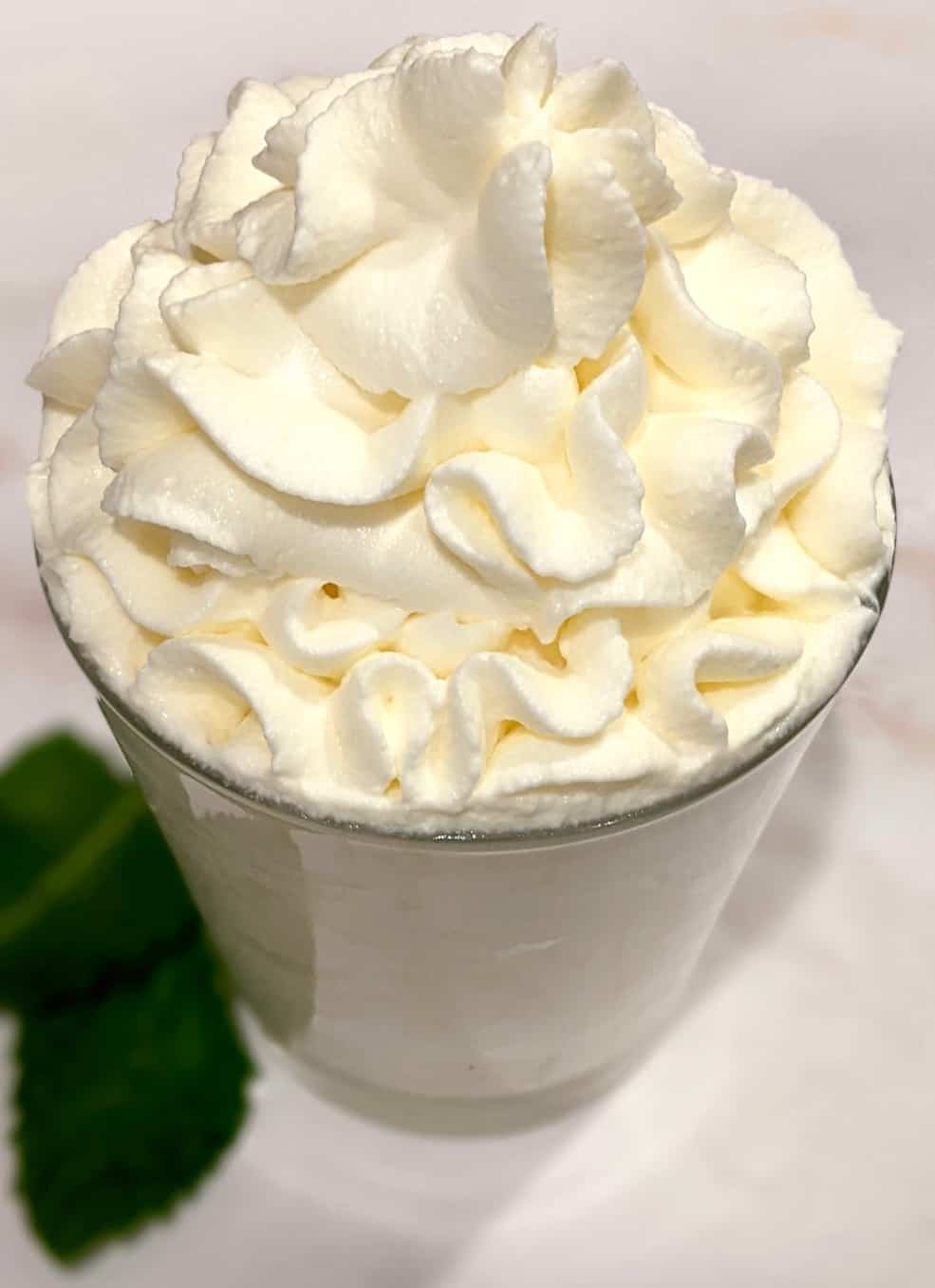 homemade whipped cream recipe